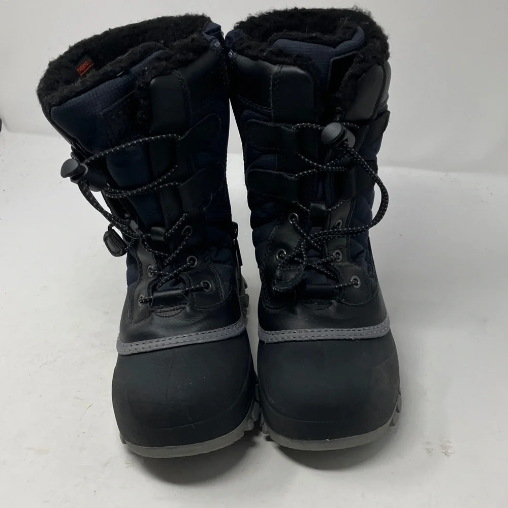 All In Motion Thermolite Ecomode Kids Skylar Winter Boots Size 2 Dark Navy/Black